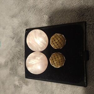 Vintage clip on earring set